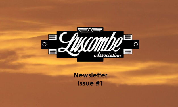 Luscombe Association Newsletter Issue #1